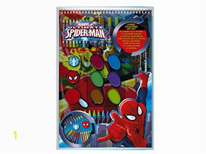 Spider Man Jumbo Coloring Book Anker Spjca2 Ultimate Spiderman Jumbo Colouring Ar