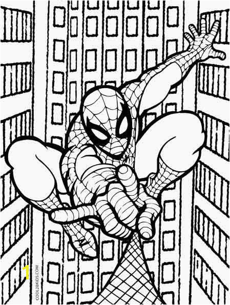 Spiderman Coloring Pages Pdf Download Spiderman Coloring Pages with Images