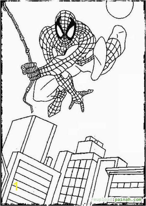 Spiderman Coloring Pages Pdf Download Spiderman Colouring Page