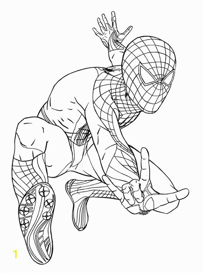 Spiderman Coloring Pages to Print 14 Spiderman