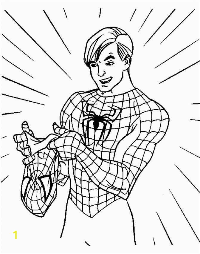 Spiderman Coloring Pages to Print Free Black Spider Man Coloring Pages