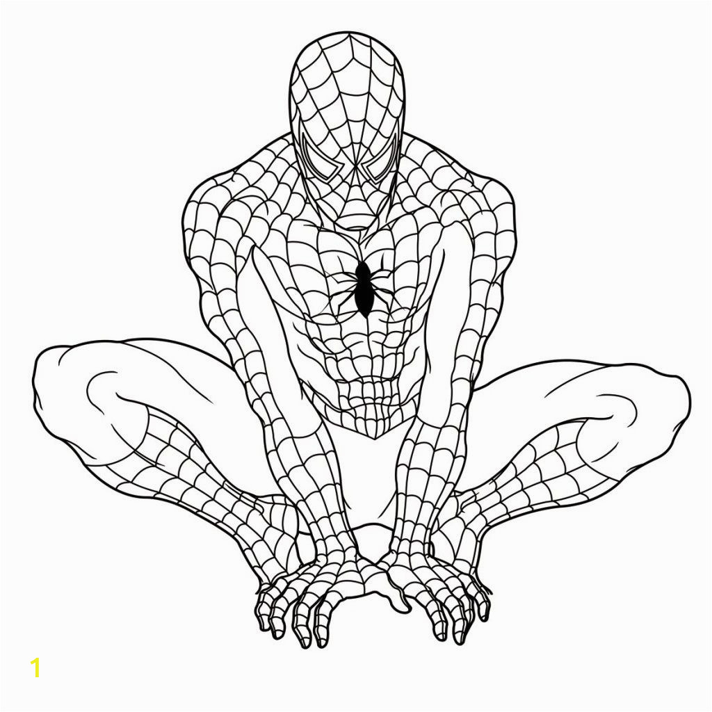 Spiderman Coloring Pages to Print Pdf Free Printable Spiderman Coloring Pages for Kids with