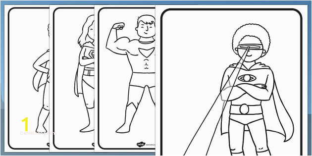 superman coloring pages unique free superhero colouring teaching resources of superman coloring pages