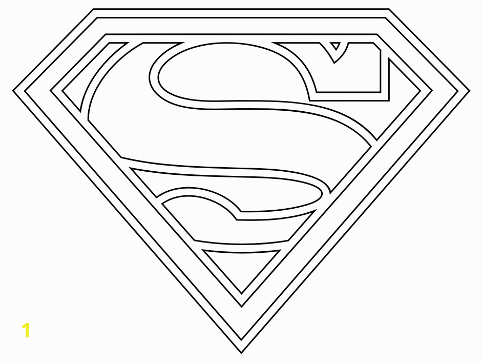 Superman Logo Coloring Pages Free Printable | divyajanani.org