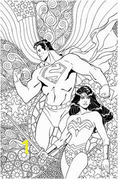 Superman Wonder Woman Coloring Pages 252 Best Adult Coloring Pages Images