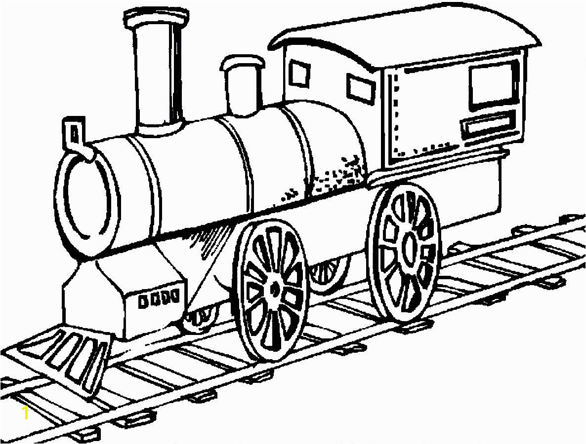 kids coloring pages train