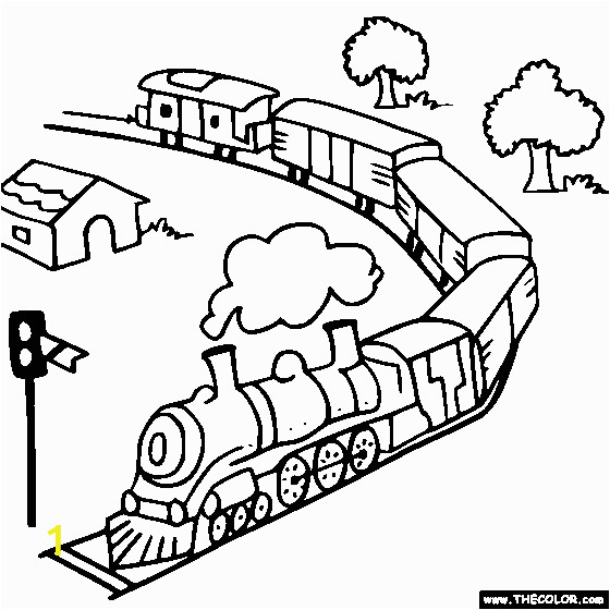 Train Coloring Pages to Print toy Train Coloring Page Color A toy Train