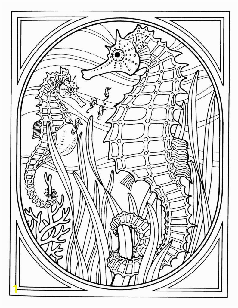 Under the Sea Coloring Pages Printable Coloring Pages Exquisite Ocean Coloring Pages for Adults