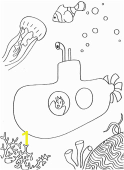 mrprintables under the sea coloring pages submarine
