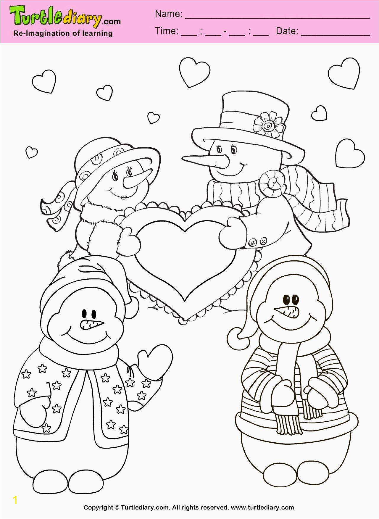 Valentines Day Coloring Pages Printable Valentines Pics to Color