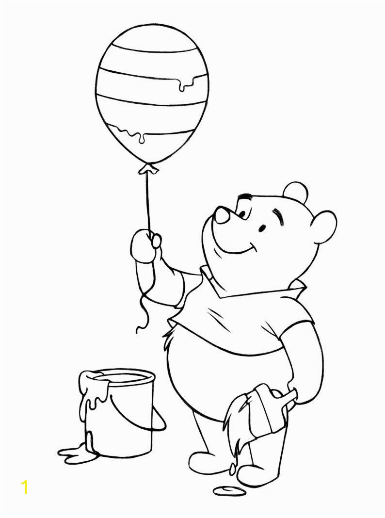 Winnie the Pooh Coloring Pages Disney Winnie the Pooh Coloring Pages