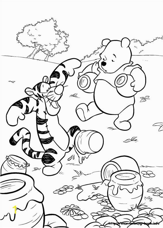 Winnie the Pooh Coloring Pages Disney Winnie the Pooh Coloring Picture