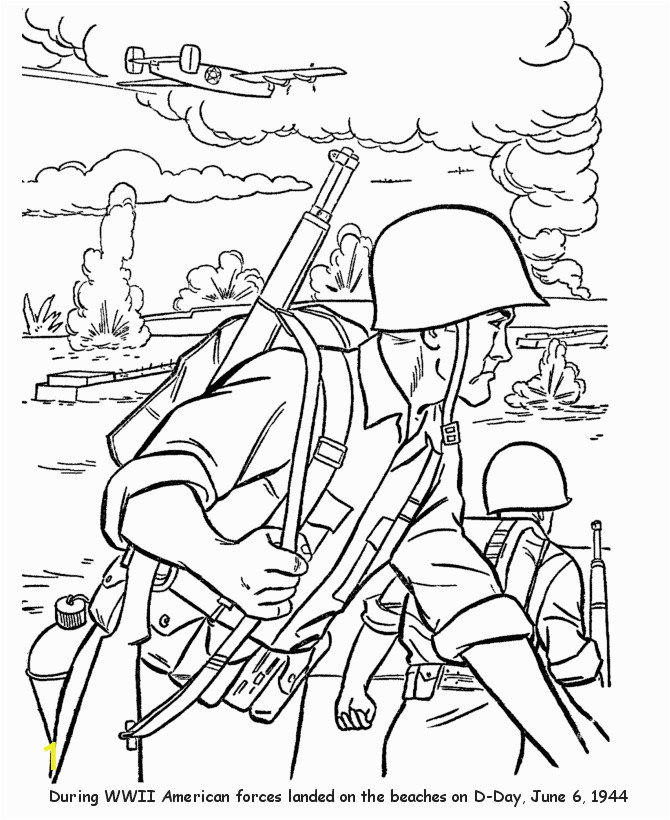 World War 2 Coloring Pages Printable War Coloring Page Coloring Home