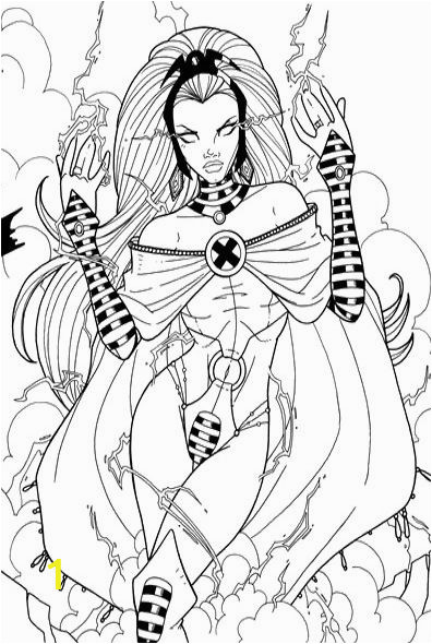 X-men Coloring Pages Of Storm X Men Storm Coloring Pages