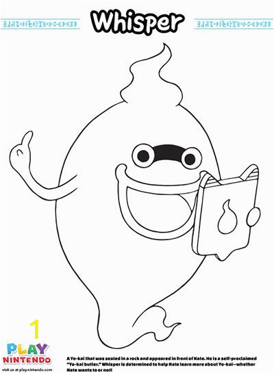Yo Kai Watch Coloring Pages 229 Best Yokai Watch Party Images