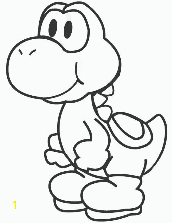 Yoshi Coloring Pages Printable Free Funny Yoshi Coloring Pages Printable for Kids with Images