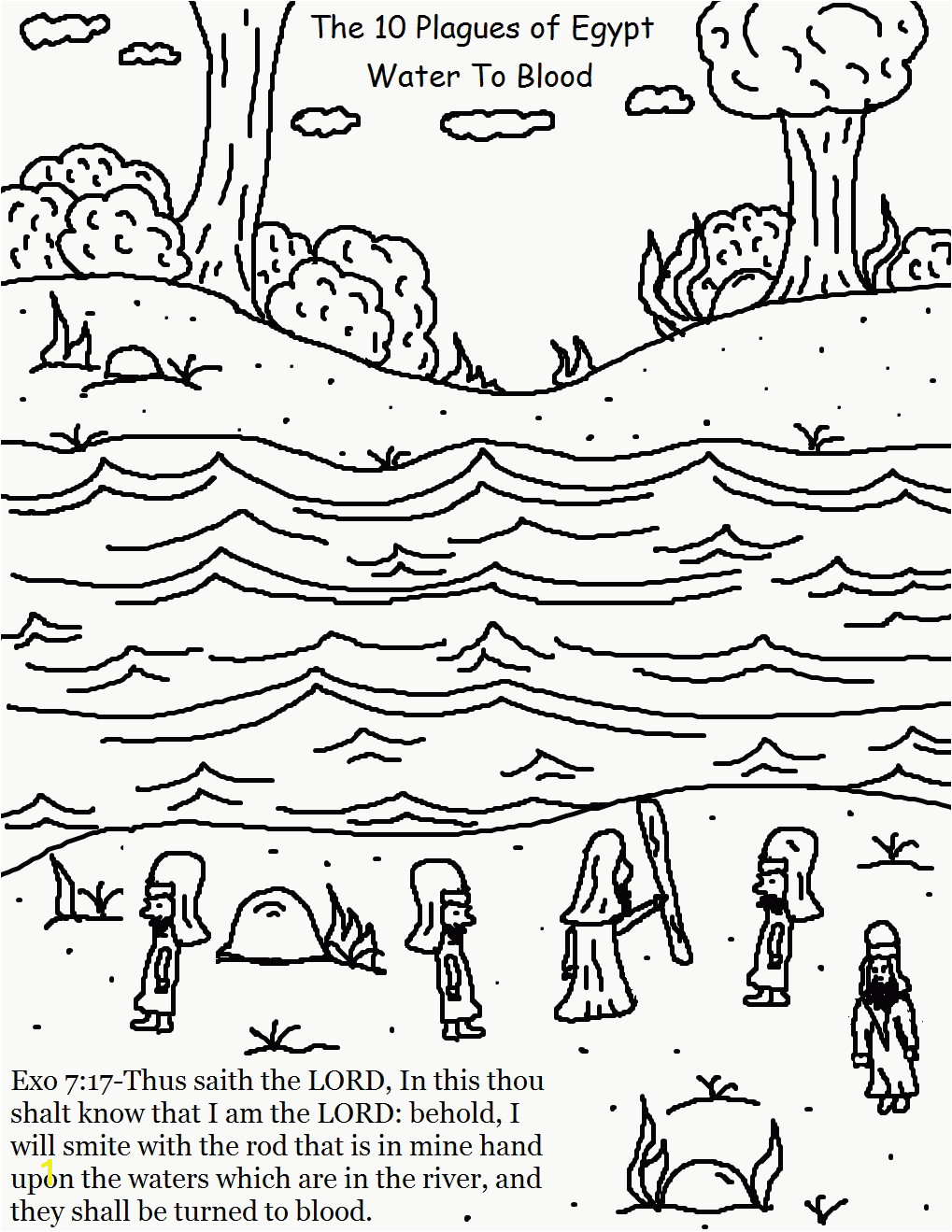 10 Plagues Of Egypt Coloring Pages Ten Plagues Coloring Page Coloring Home