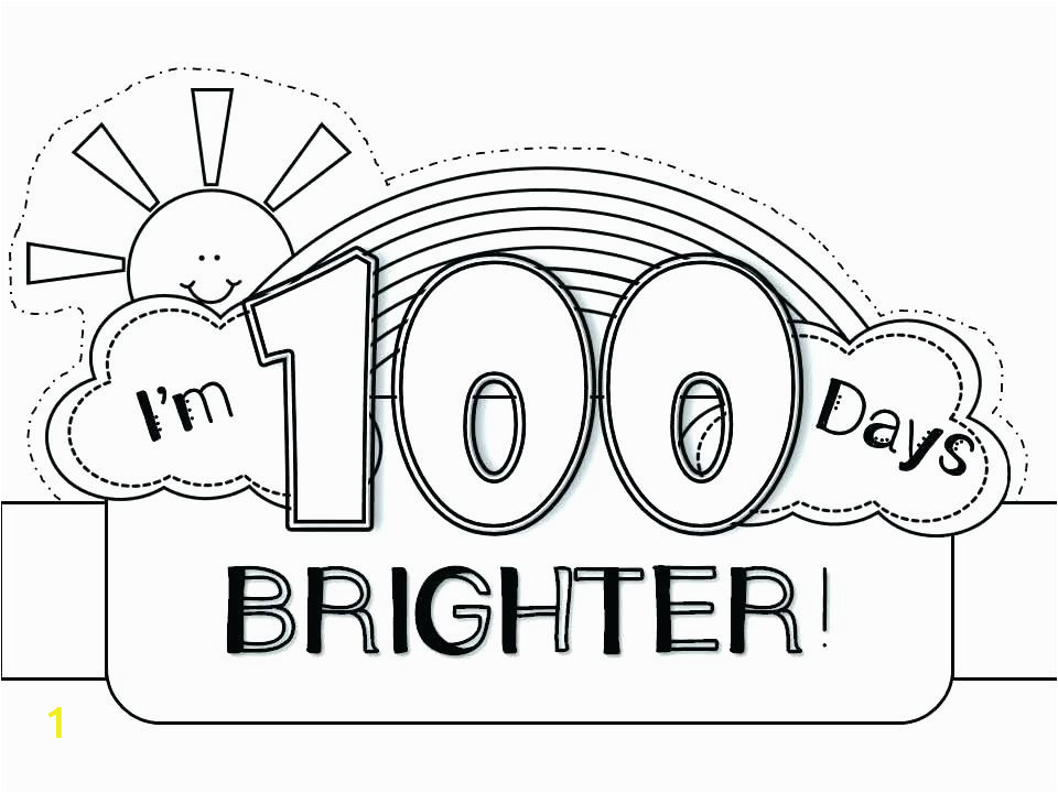 100 Days Of School Printable Coloring Pages 100 Day Coloring Pages at Getcolorings