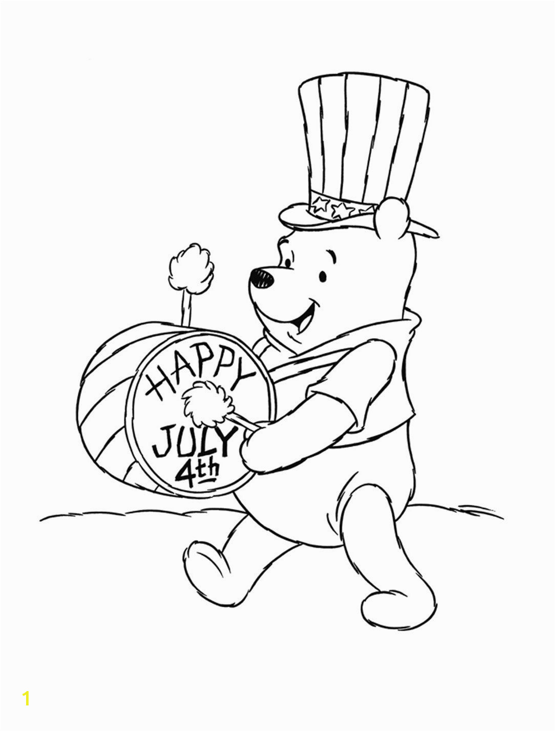 4th of july coloring pages disney