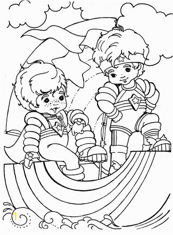 crafty 80s rainbow brite coloring