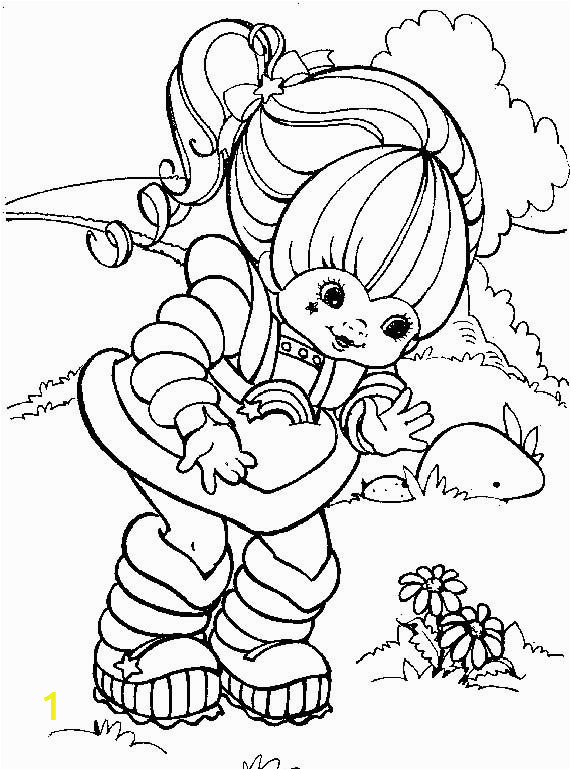 80 S Rainbow Brite Coloring Pages Rainbow Brite Line Coloring Pages