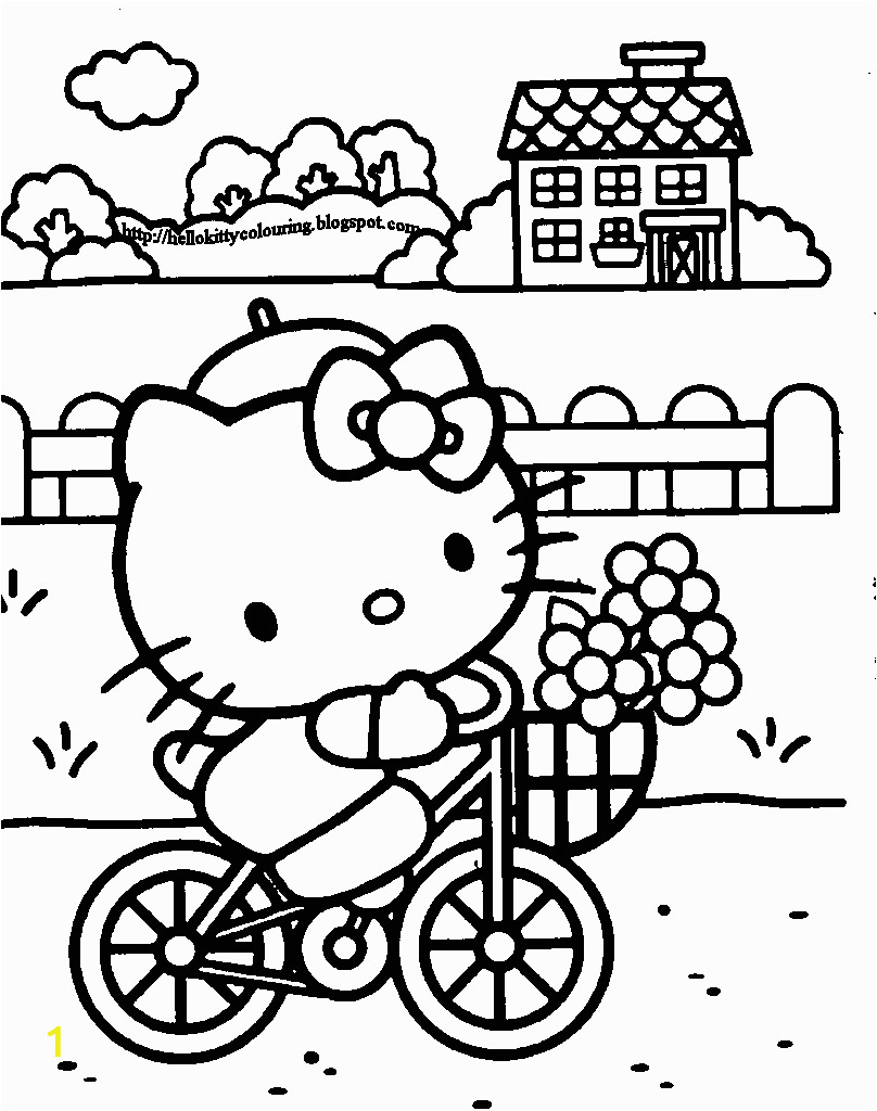 hello kitty coloring pages