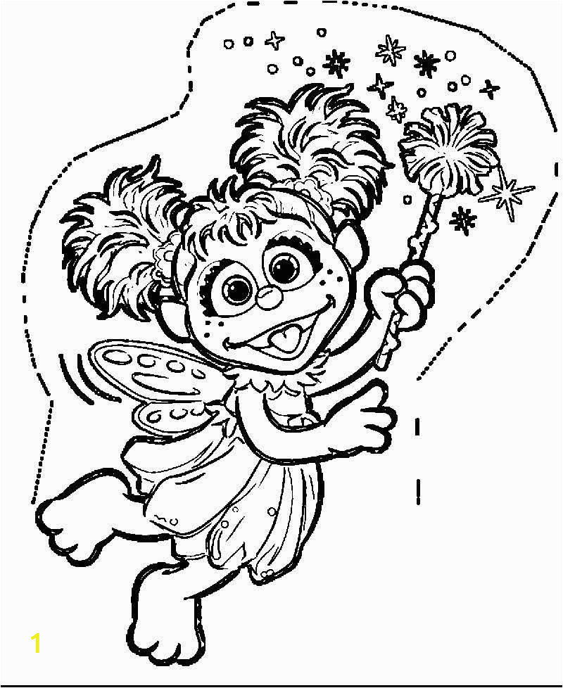 Abby Cadabby Coloring Pages to Print Abby Cadabby 1 Coloring Page