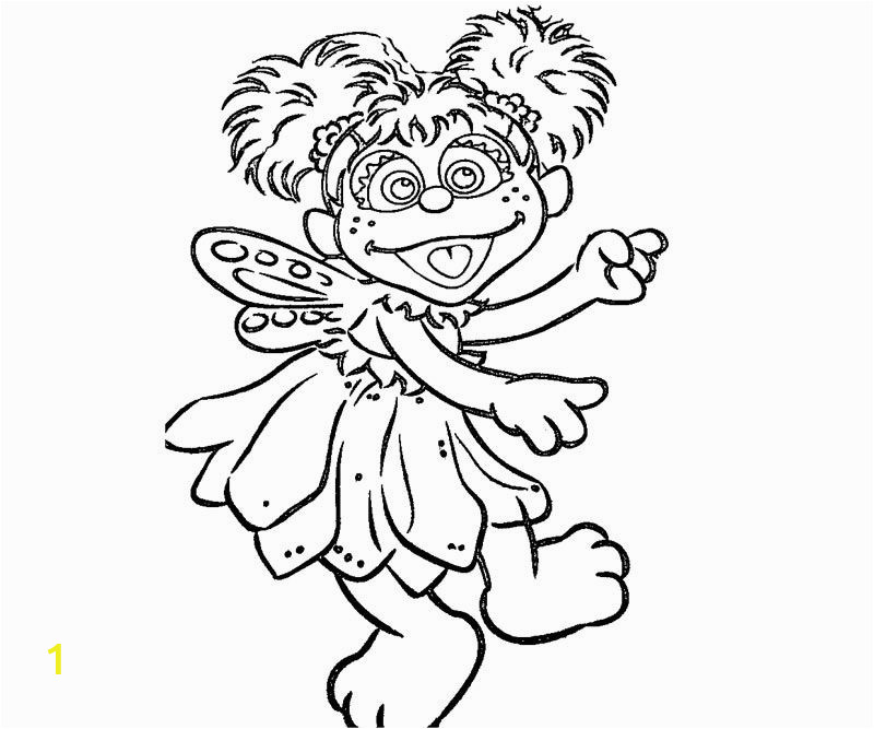 abby cadabby coloring page