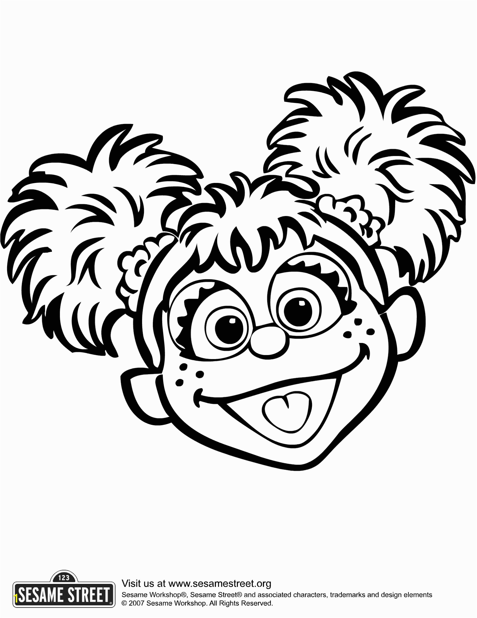 Abby Cadabby Coloring Pages to Print Abby Cadabby Coloring Page