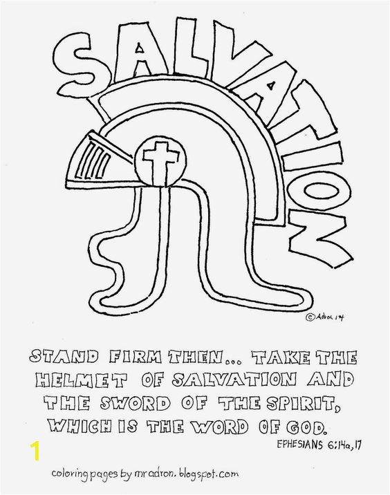 Abc S Of Salvation Coloring Page Coloring Pages for Kids by Mr Adron the Helmet