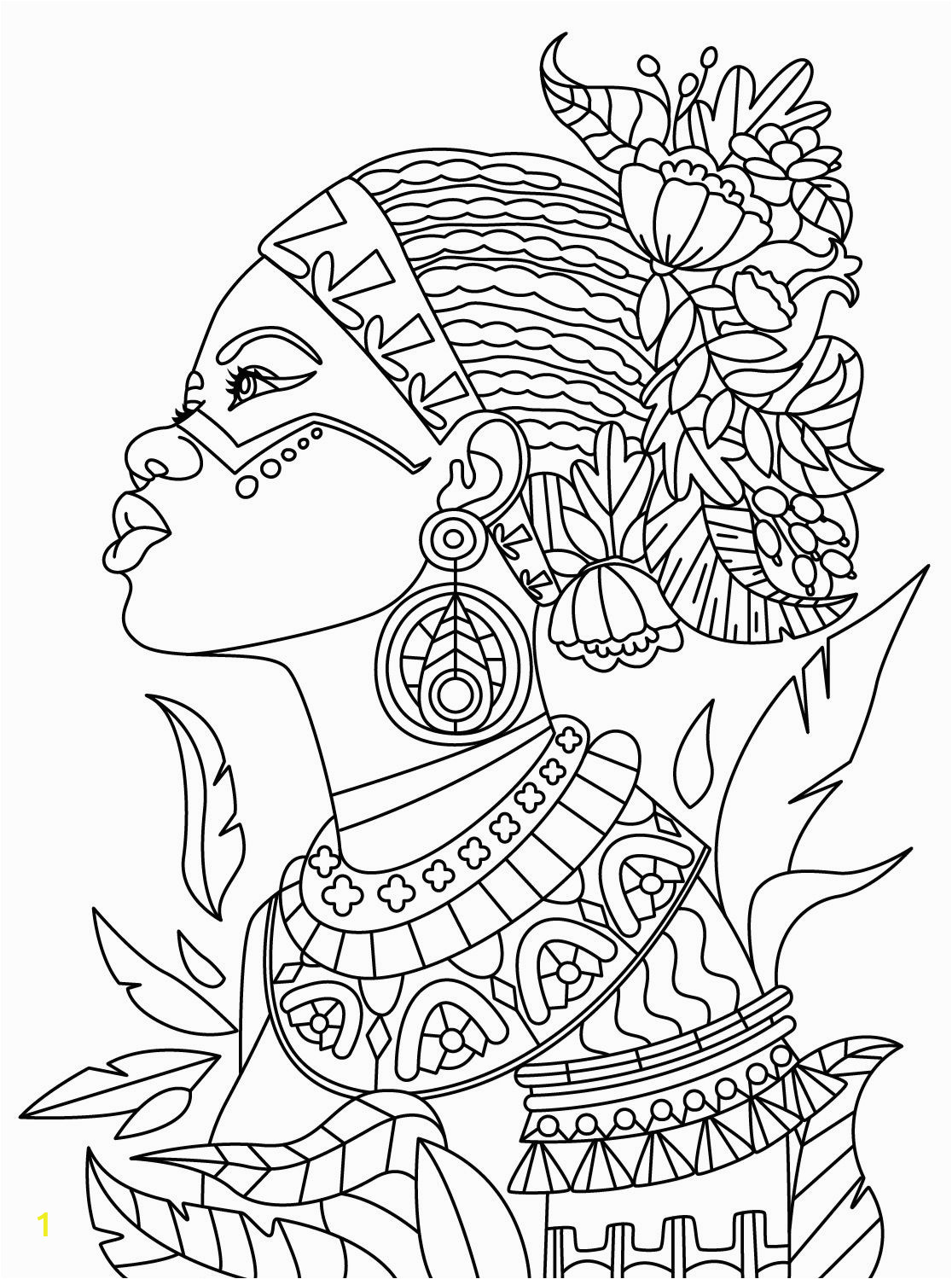 African American Coloring Pages for Adults African