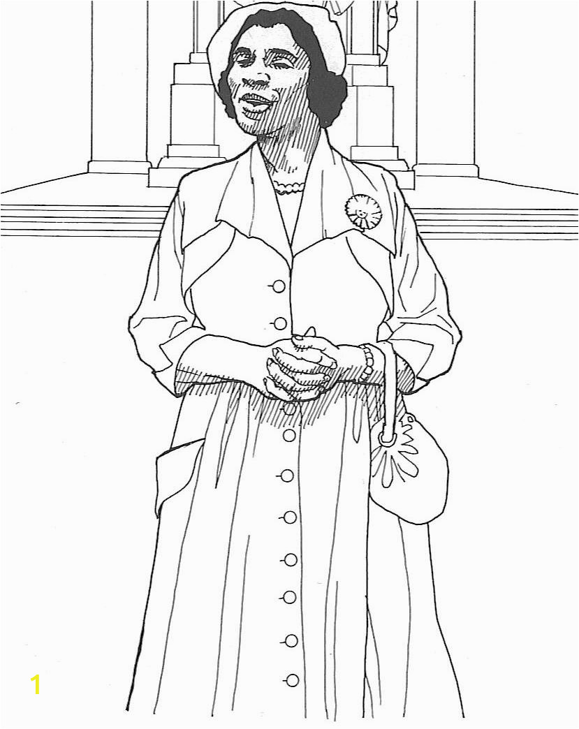 madam cj walker coloring page