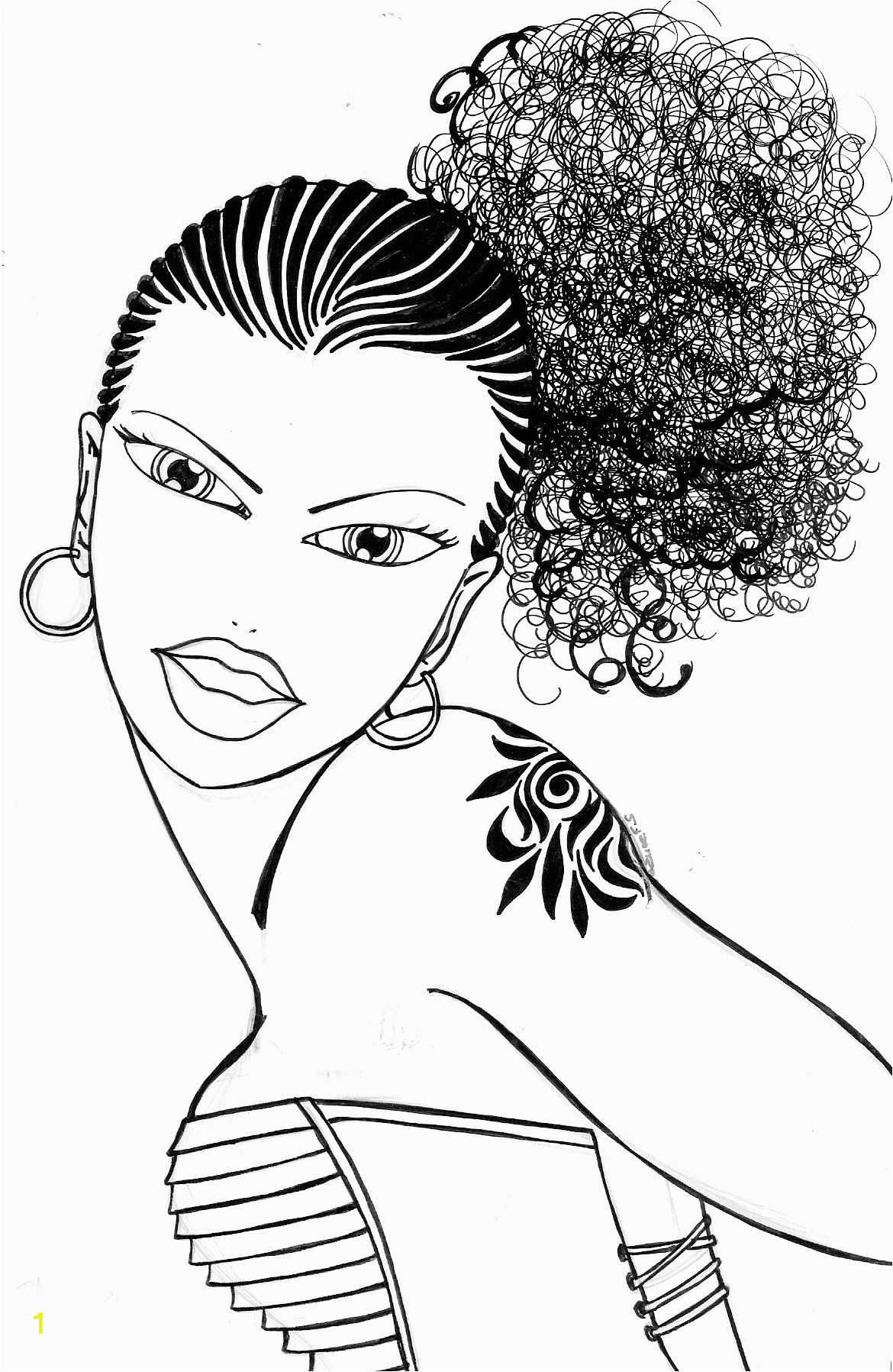 African American Coloring Pages for Adults divyajanan