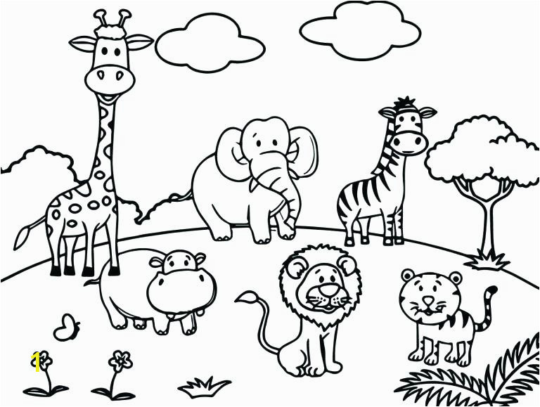 wild animal coloring pages