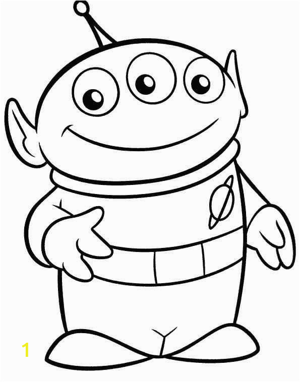 Aliens From toy Story Coloring Pages Alien toy Story Coloring Pages