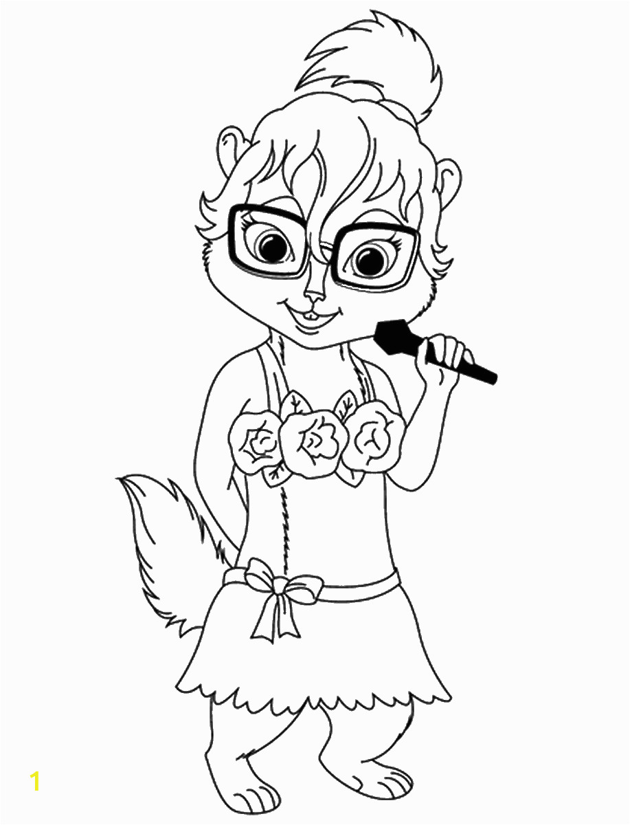 Alvin and the Chipmunks Coloring Pages to Print Alvin and the Chipmunks Coloring Pages