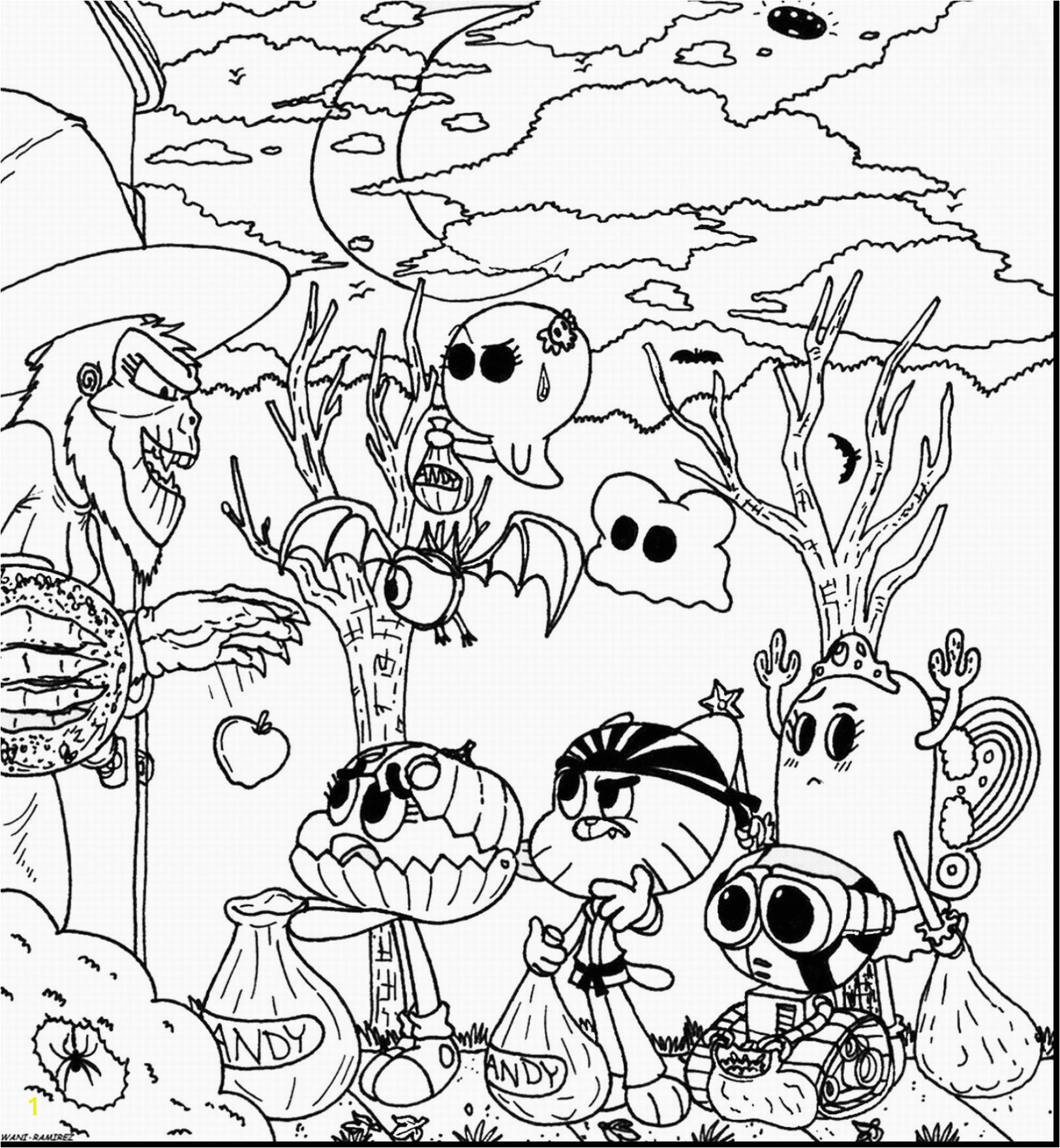 amazing world of gumball coloring pages to print