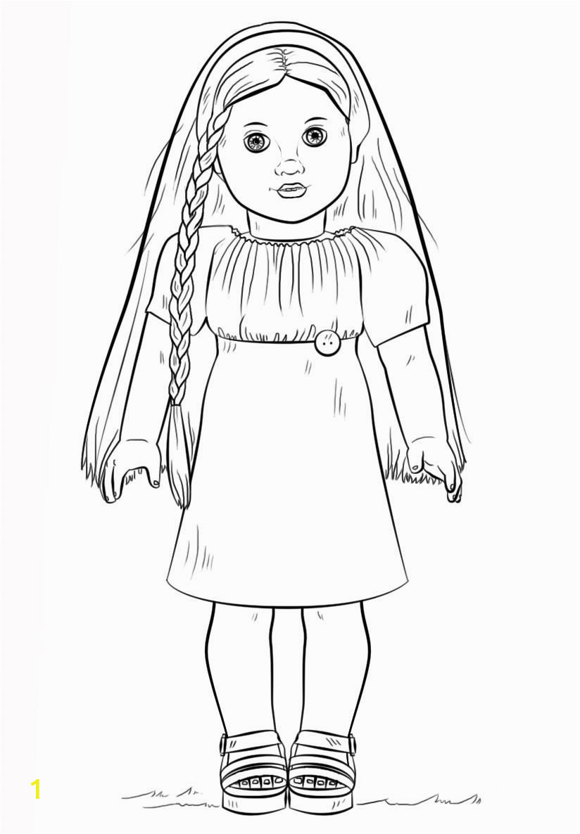 american girl coloring pages