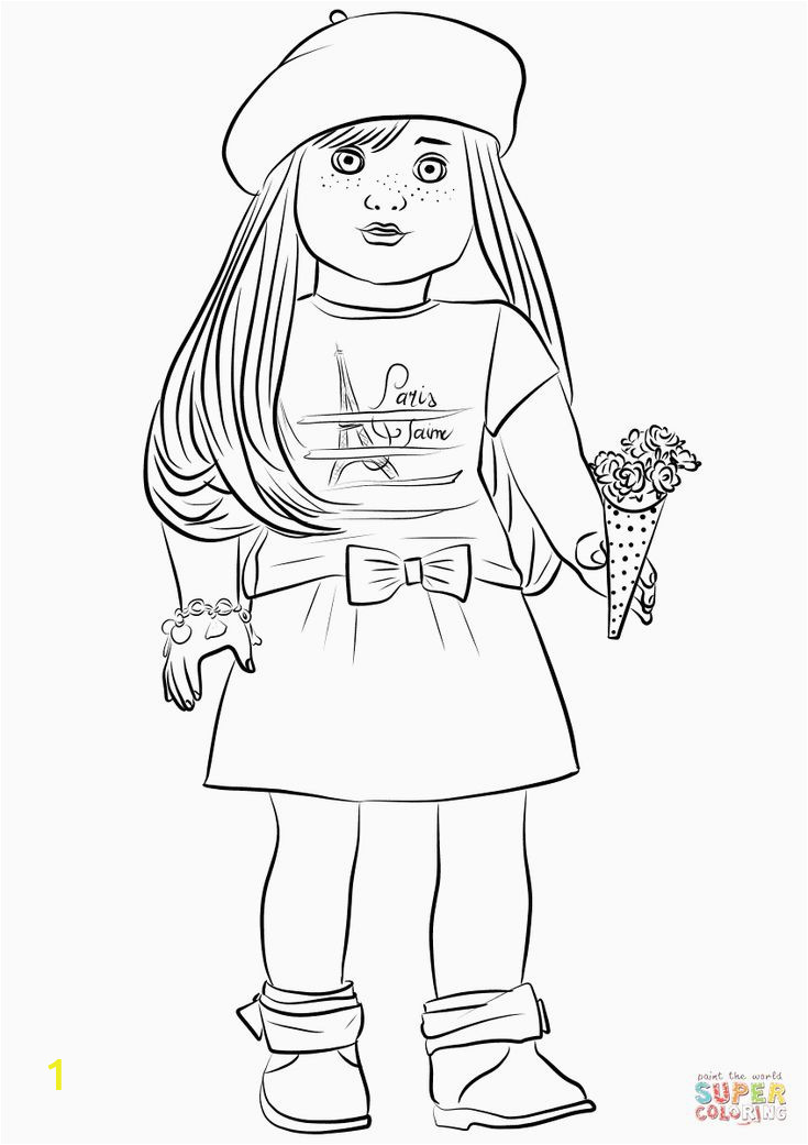 American Girl Doll Samantha Coloring Pages American Girl Doll Coloring Pages Samantha In 2020