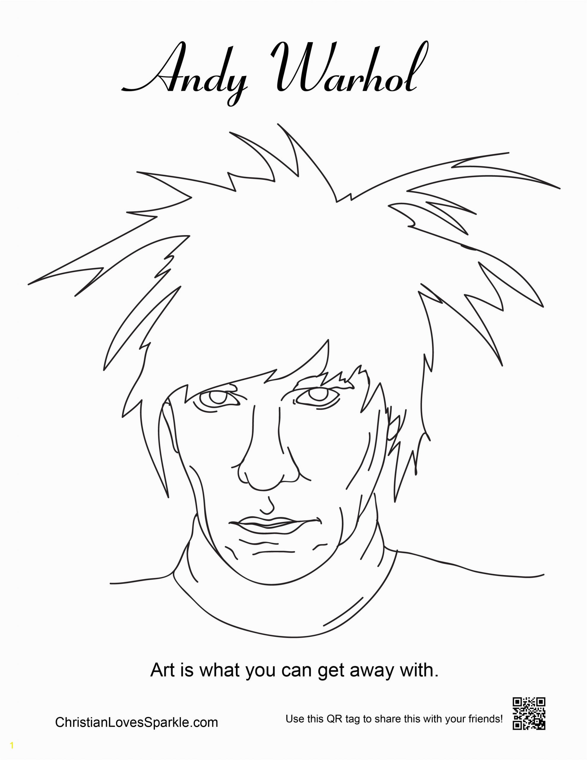 warhol soup can coloring page sketch templates