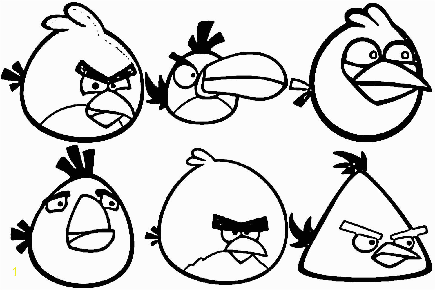 Angry Birds Coloring Pages for Kids Angry Birds Coloring Pages