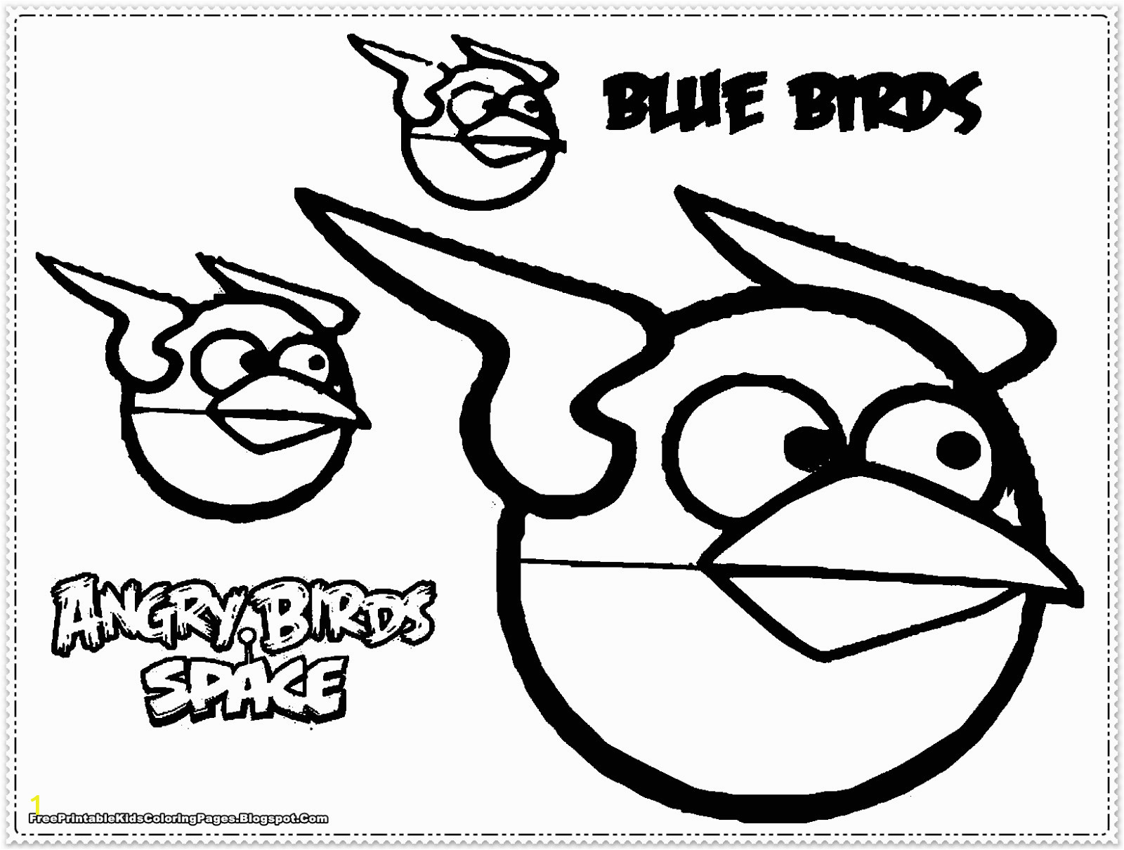 angry birds kids coloring pages