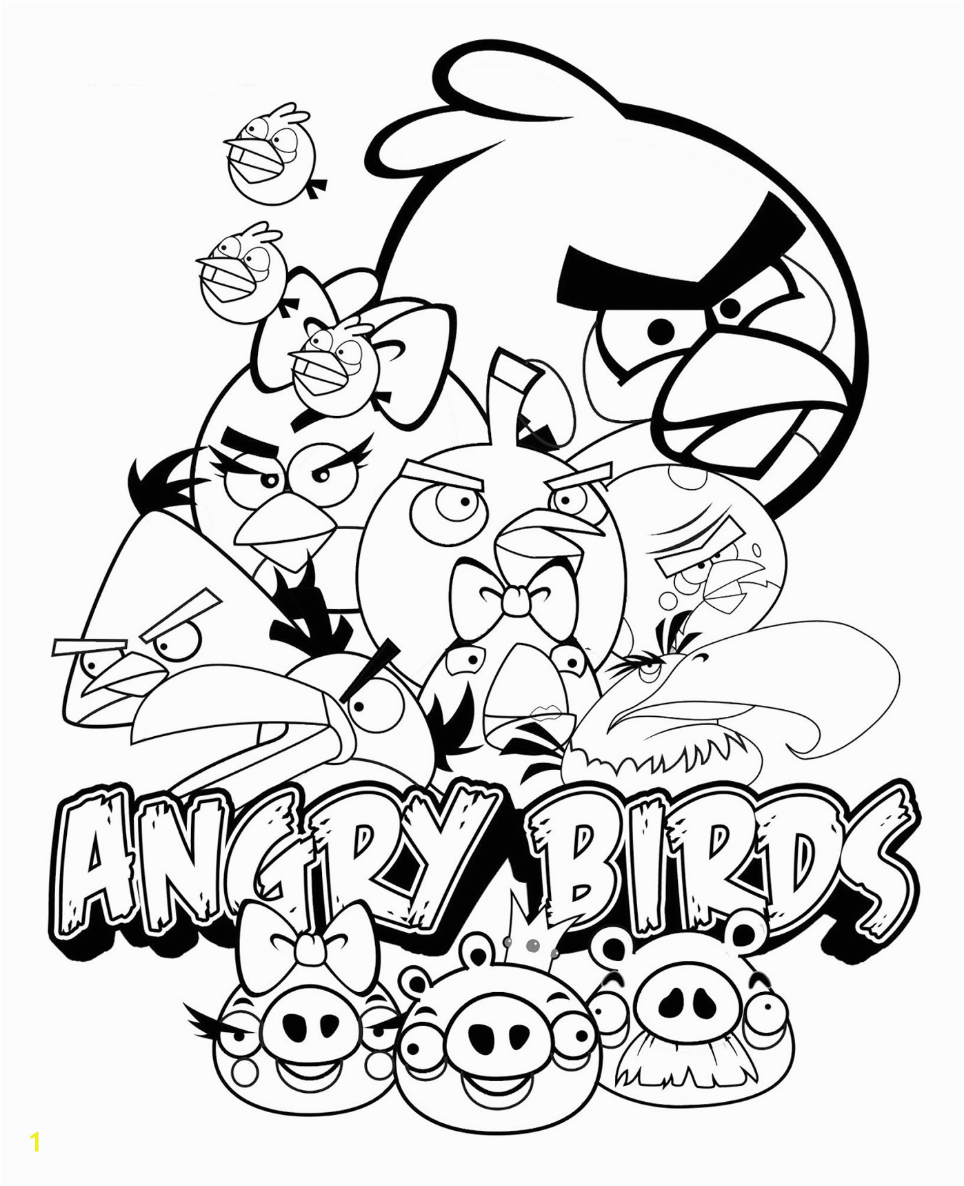 Angry Birds Coloring Pages for Kids Angry Birds to for Free Angry Birds Kids