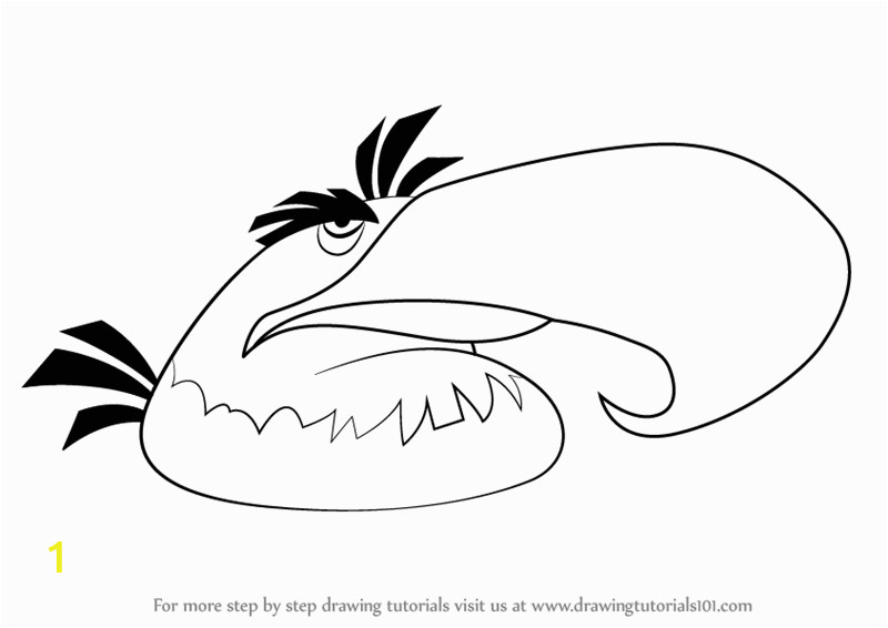 Angry Birds Mighty Dragon Coloring Pages Learn How to Draw Mighty Eagle From Angry Birds Angry