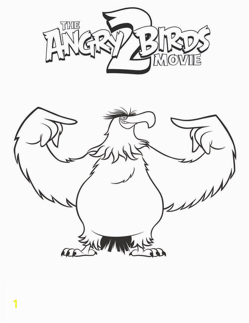 Angry Birds Mighty Dragon Coloring Pages Mighty Eagle Angry Birds 2 Coloring Page Free Printable