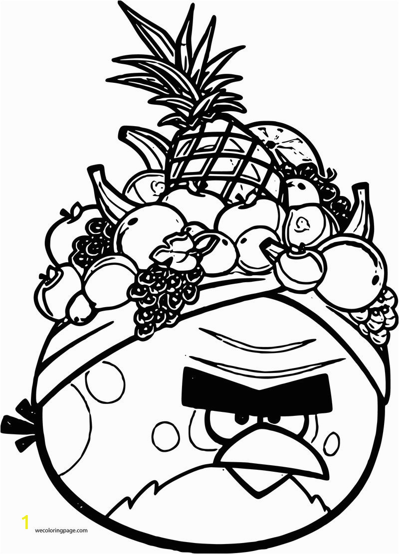 angry birds rio coloring page