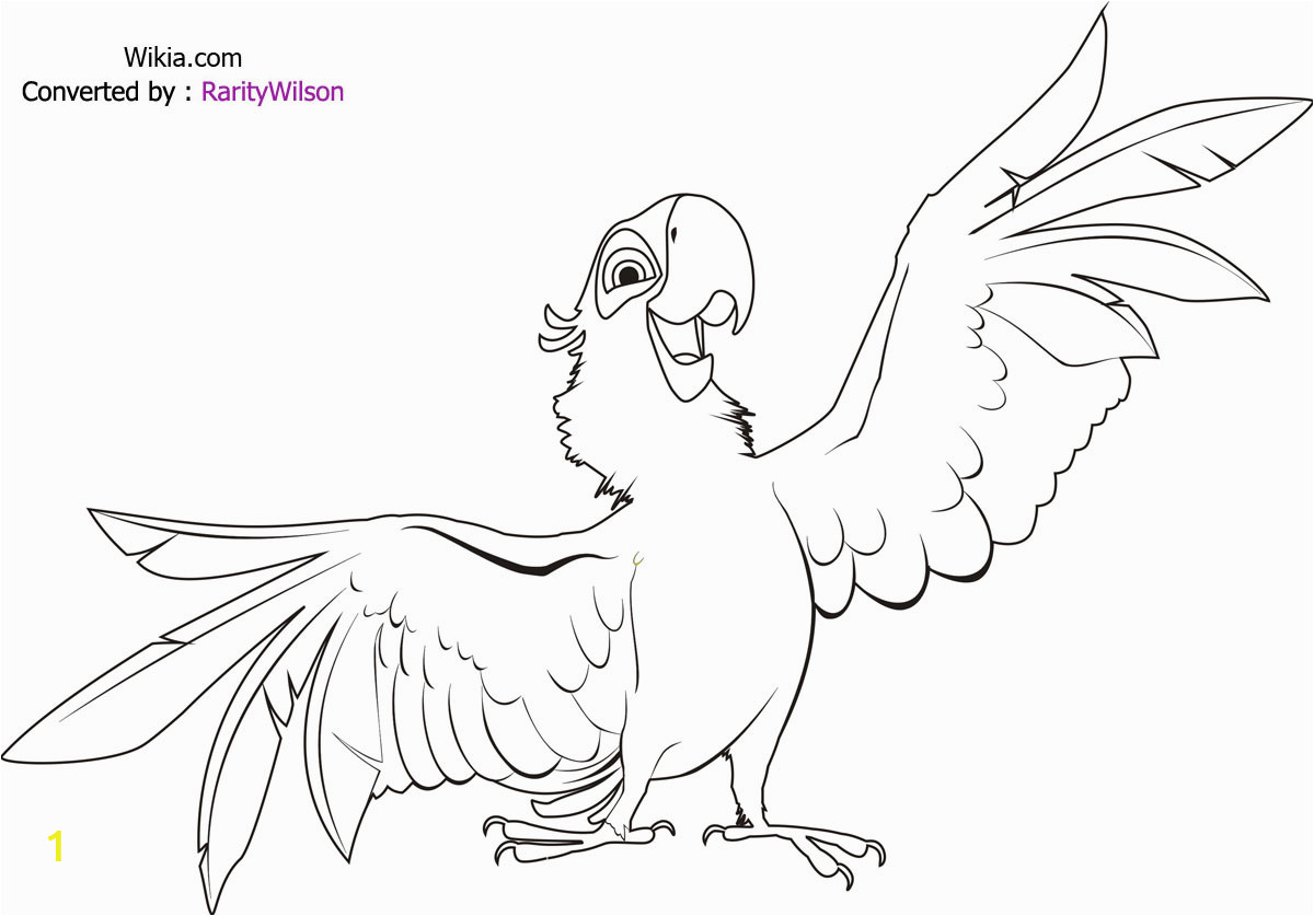 angry birds rio coloring pages