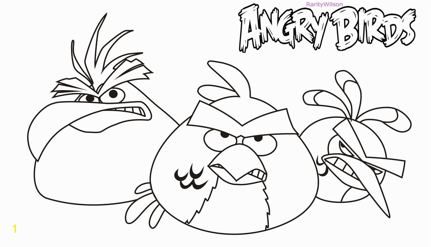 angry birds rio coloring pages