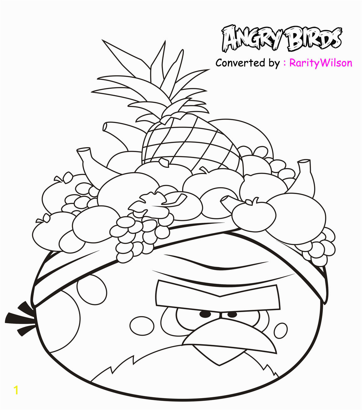 Angry Birds Rio Printable Coloring Pages Angry Birds Rio Coloring Pages