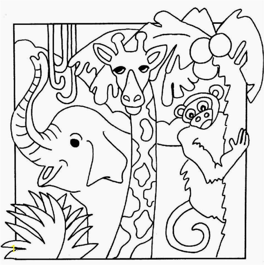 printable coloring pages animals jungle 2